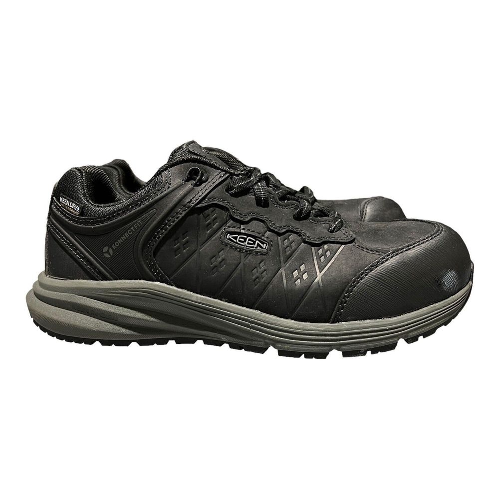 Keen 'Vista Energy' Men's 7 D Black EH Slip/Oil Resistant Comp Toe Work Shoe - Picture 10 of 10